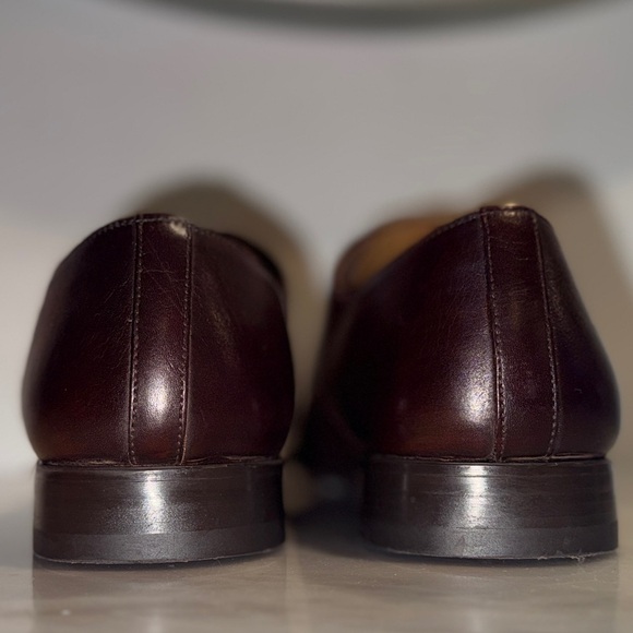 Magnanni Reko Medallion Toe Derby Shoes Brown Leather 11.5M Made in Spain-20420 - Picture 11 of 16